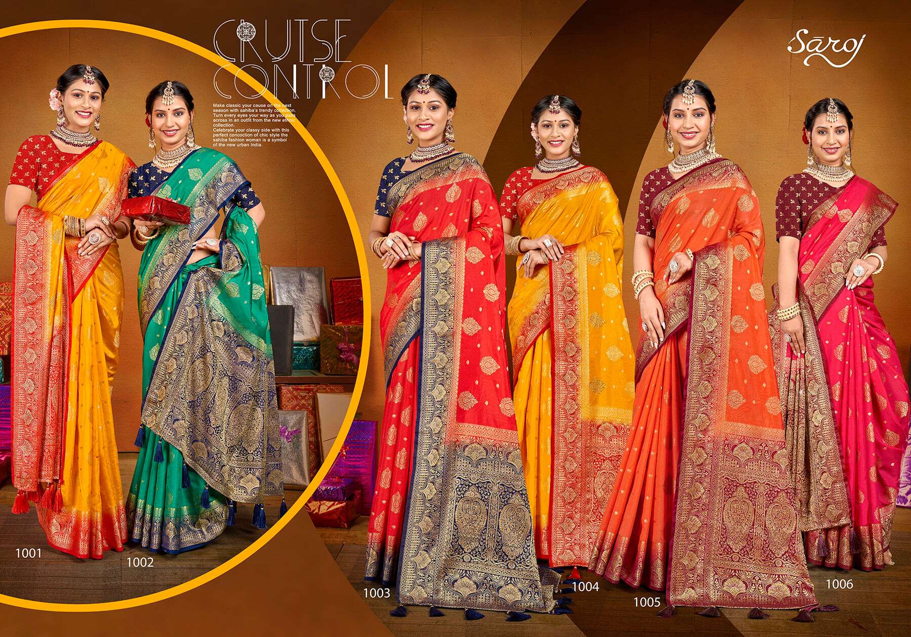 Saroj Uphar Vol - 2 Nylon jacquard  silk saree  Saree Wholesale catalog  