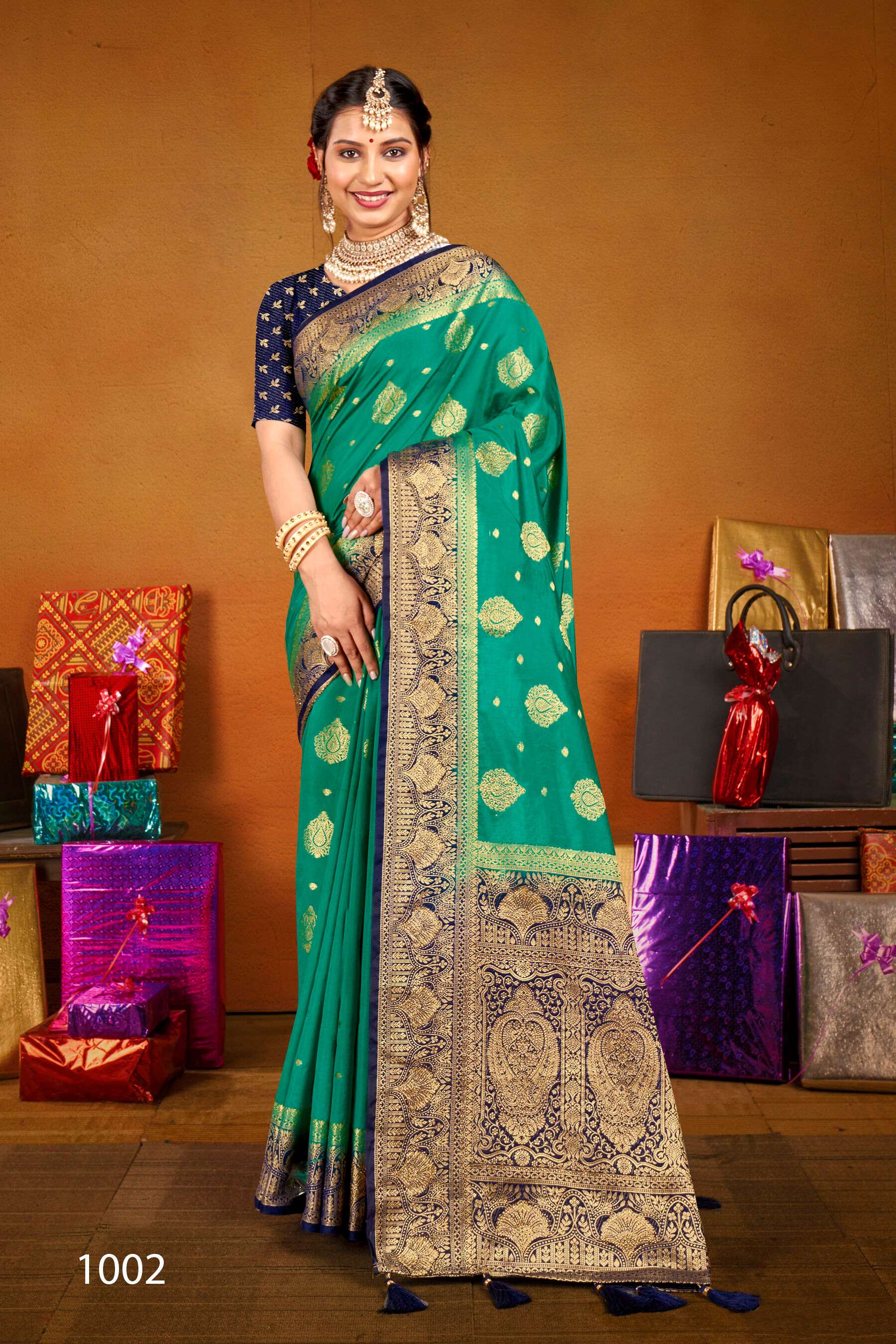 Saroj Uphar Vol - 2 Nylon jacquard  silk saree  Saree Wholesale catalog  