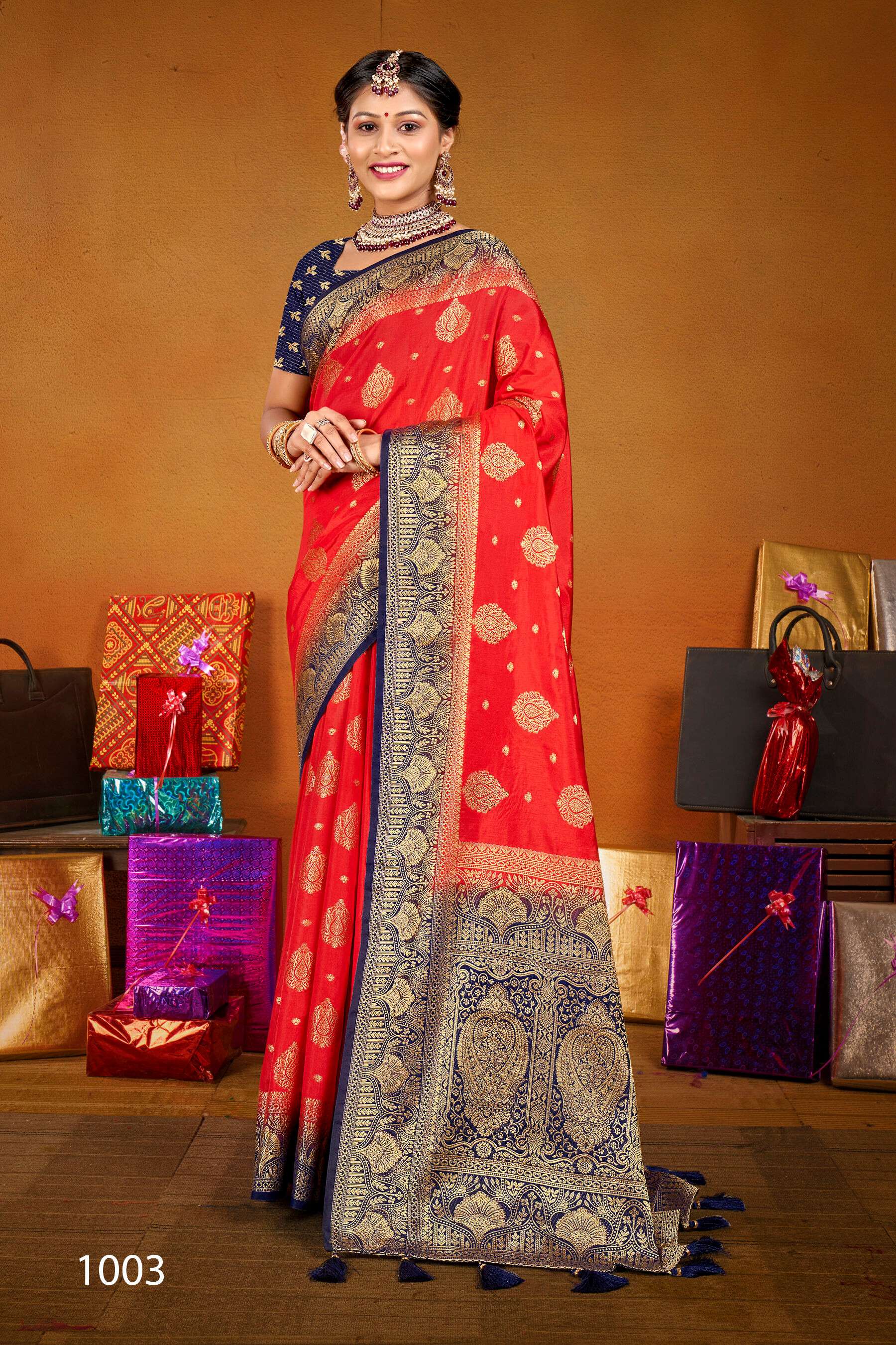 Saroj Uphar Vol - 2 Nylon jacquard  silk saree  Saree Wholesale catalog  