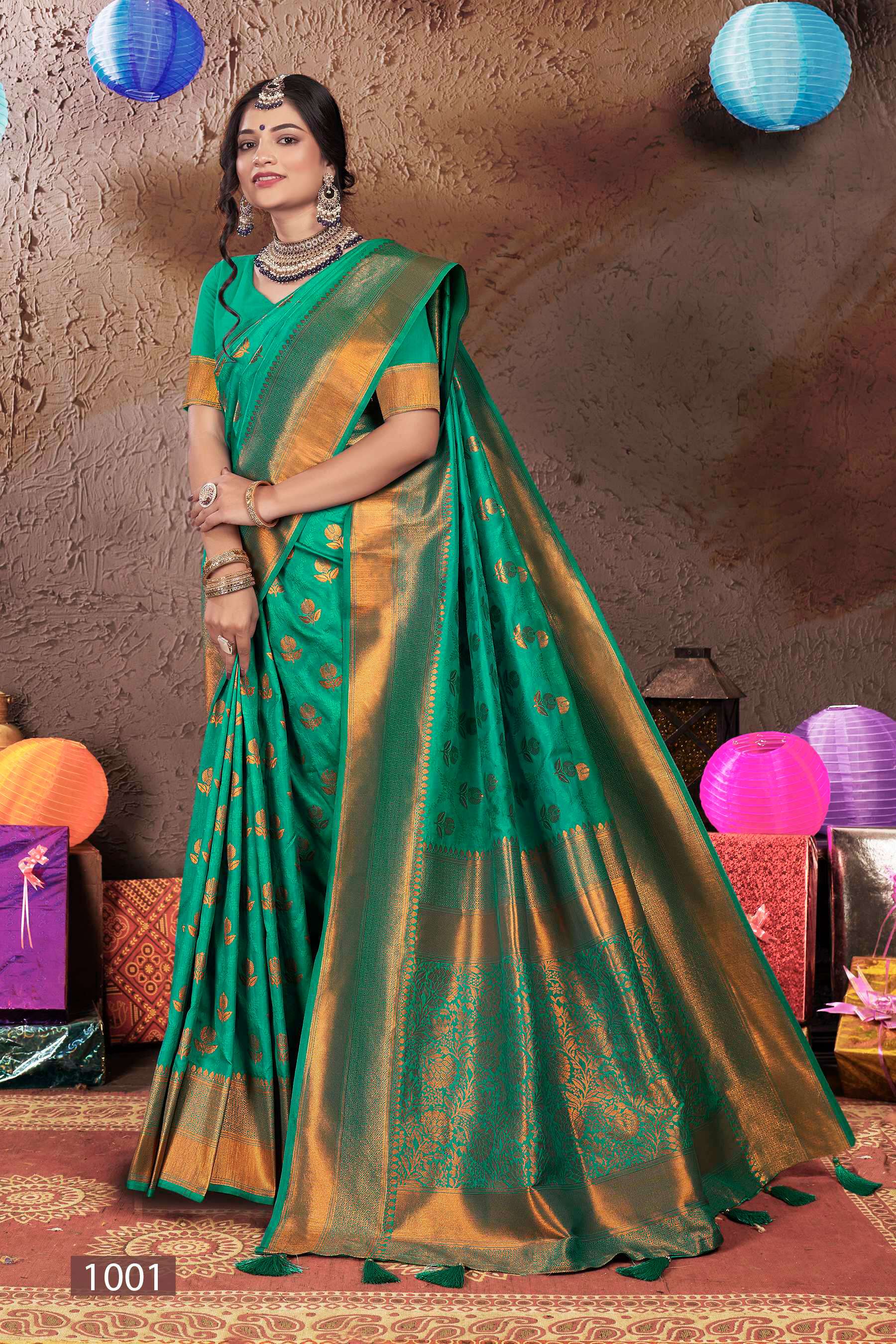 Saroj  Vinamra Vol - 2 50*600 Soft Silk Saree  Saree Wholesale catalog 