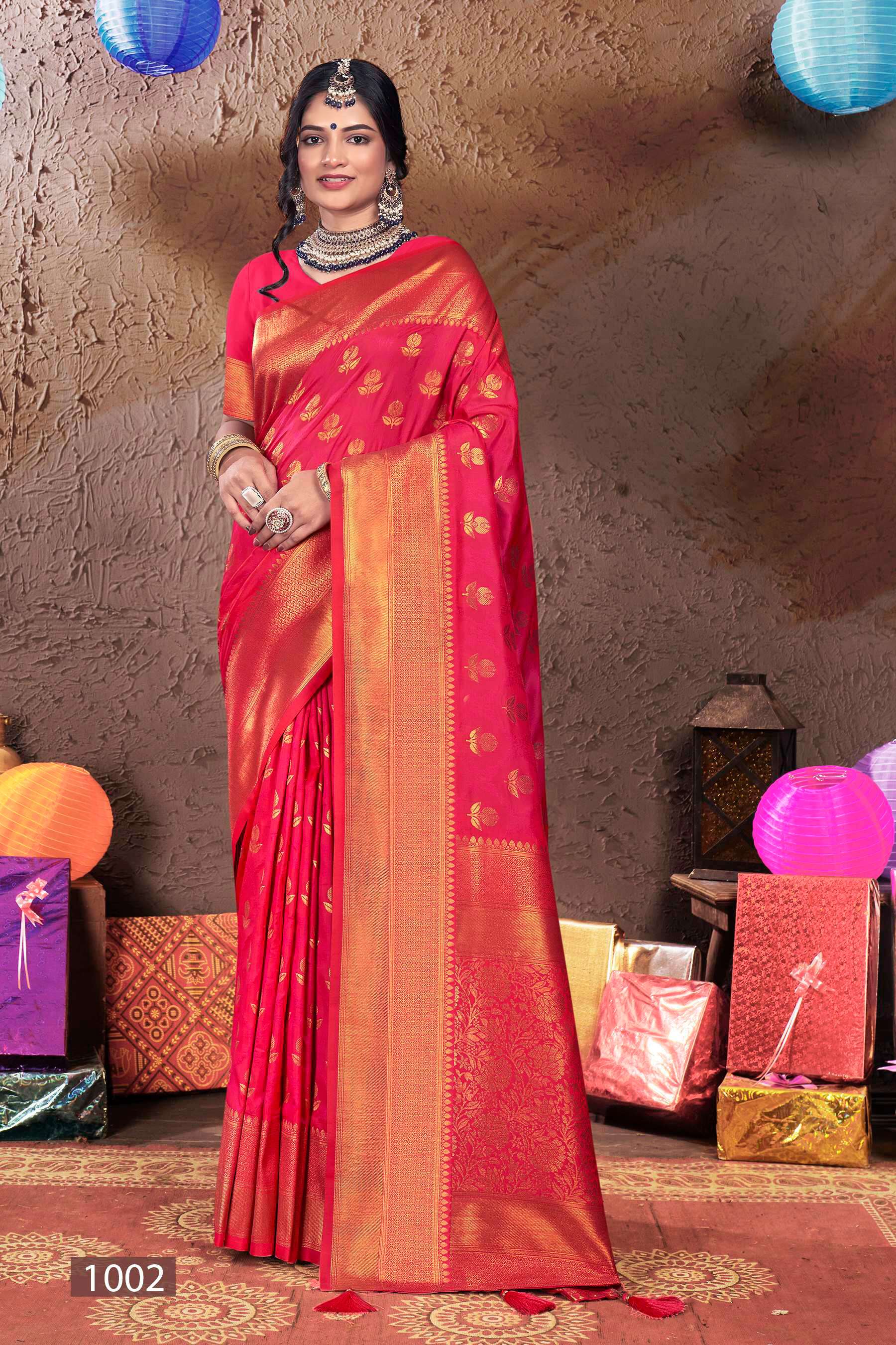Saroj  Vinamra Vol - 2 50*600 Soft Silk Saree  Saree Wholesale catalog 