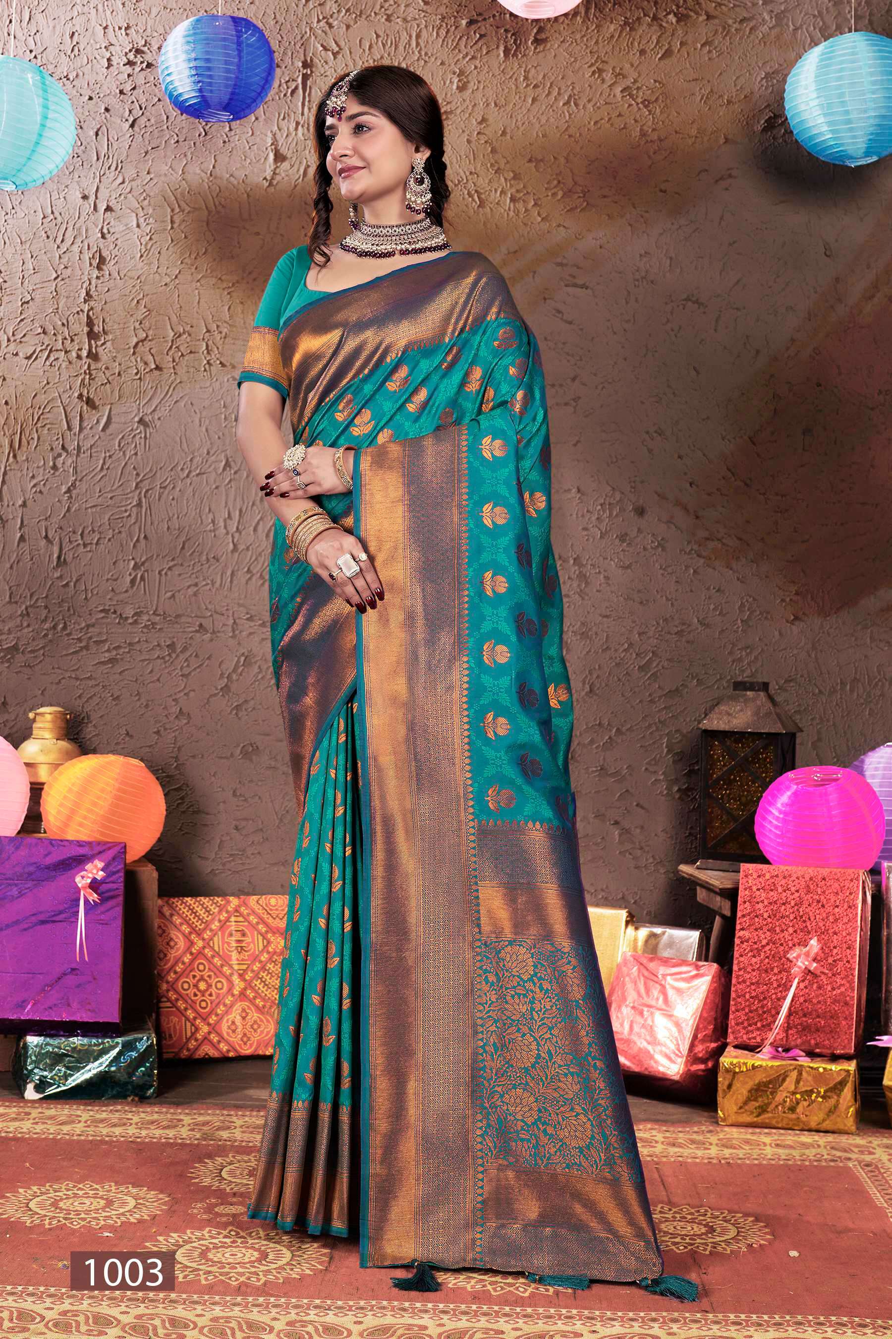 Saroj  Vinamra Vol - 2 50*600 Soft Silk Saree  Saree Wholesale catalog 