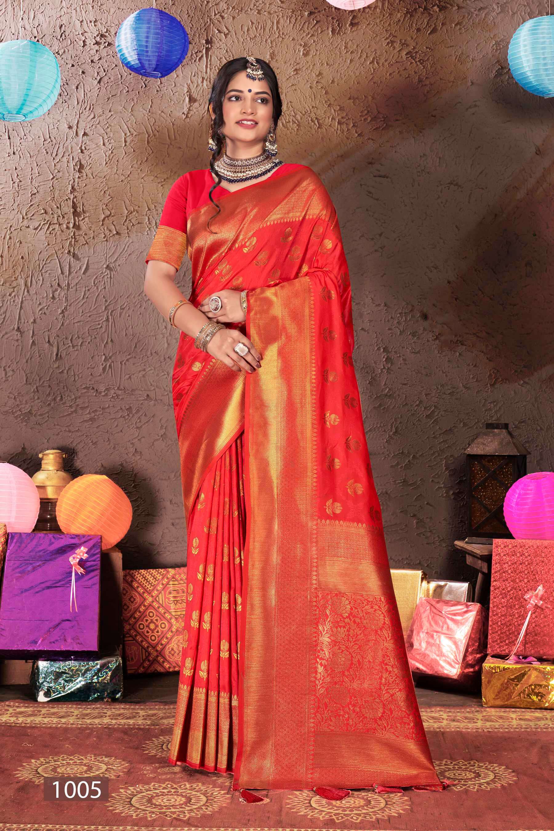 Saroj  Vinamra Vol - 2 50*600 Soft Silk Saree  Saree Wholesale catalog 