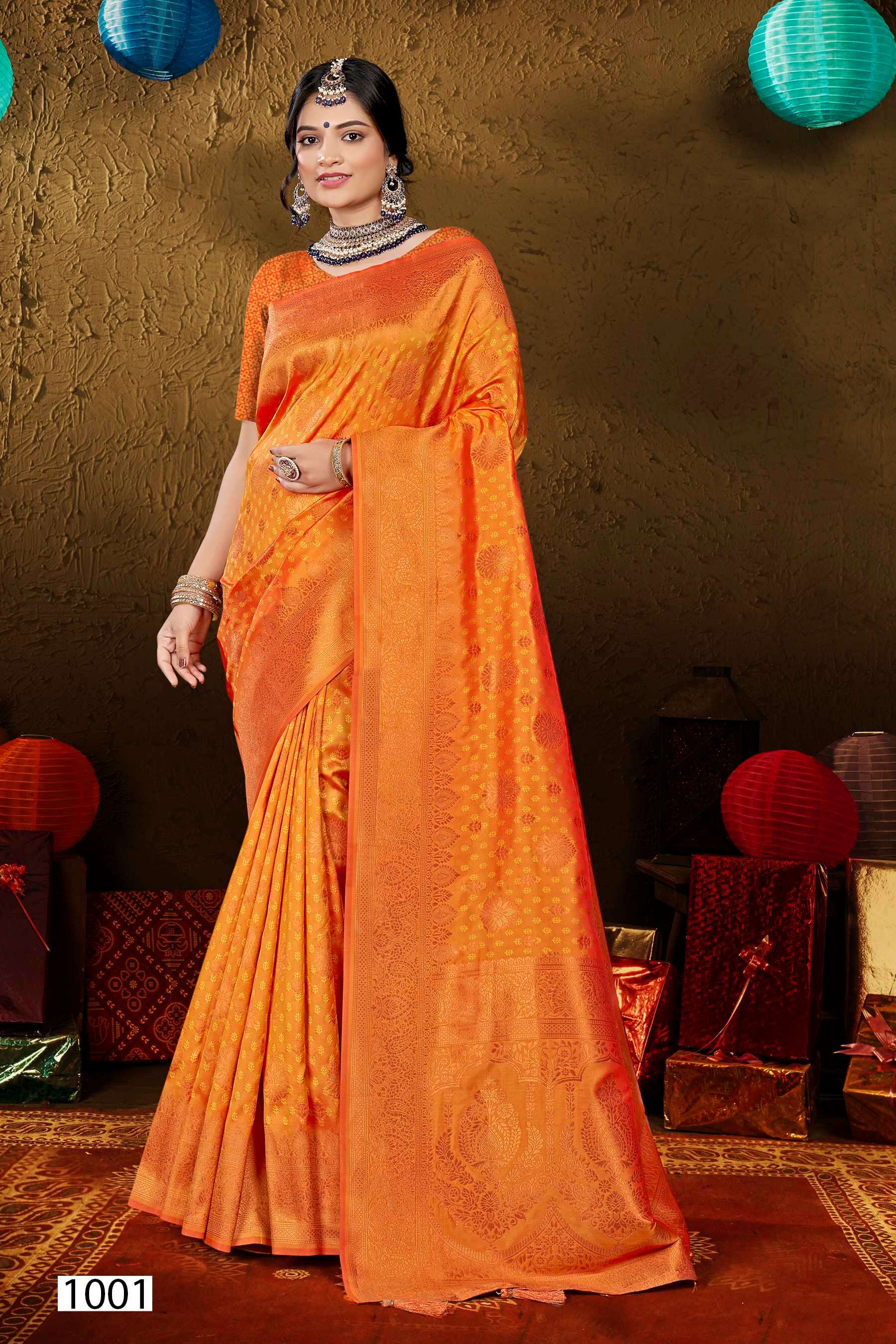 Saroj  Vinamra Vol - 3 50*600 Soft Silk Saree  Saree Wholesale catalog      