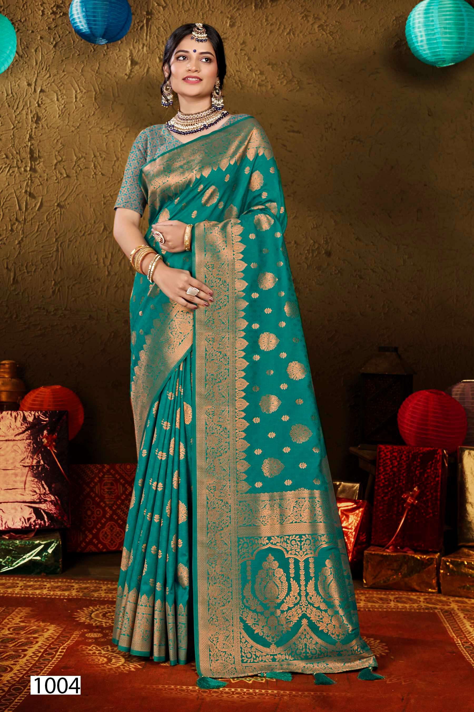 Saroj  Vinamra Vol - 3 50*600 Soft Silk Saree  Saree Wholesale catalog      