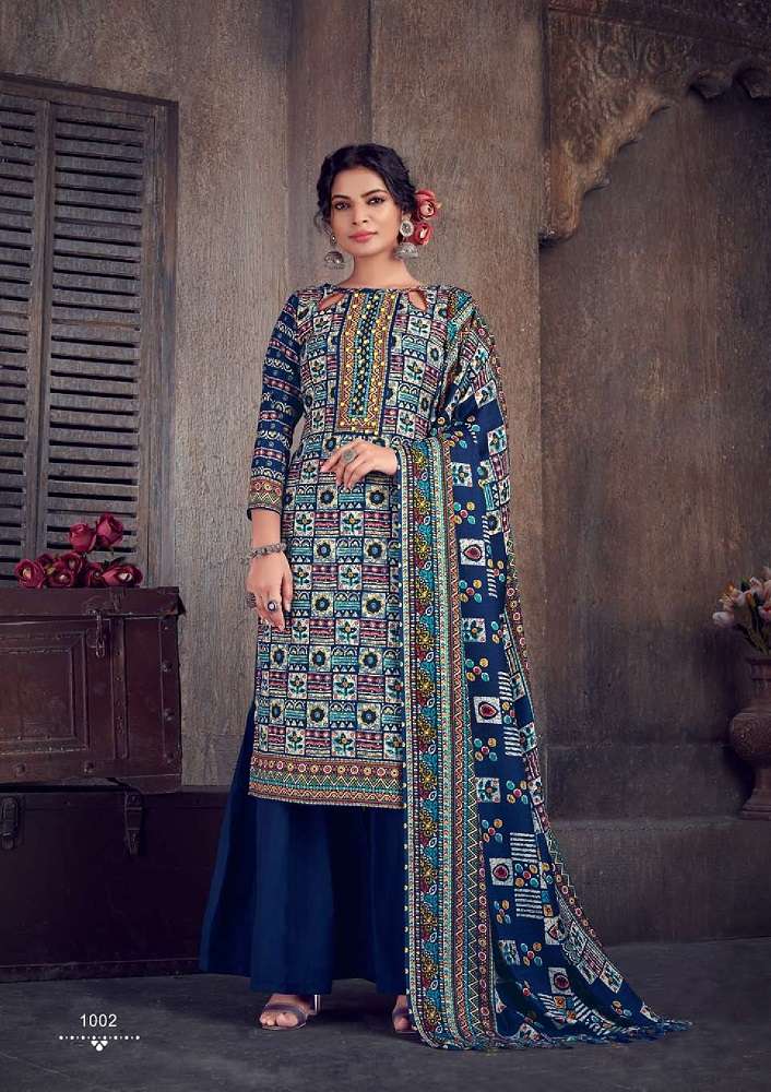 SAT Gulmarg Pashmina Vol-14 -Dress Material -Wholesale Catalog