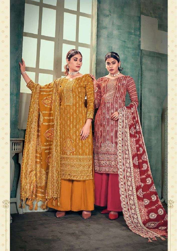 Sat Pashmina Vol 15 Designer Dress Material Wholesale catalog