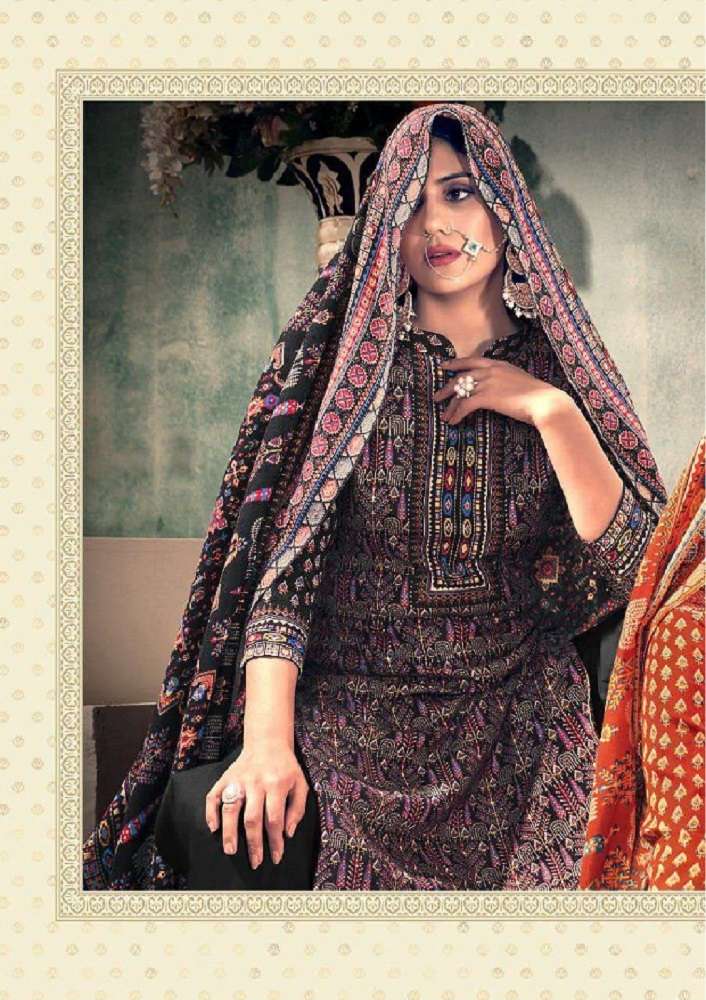 Sat Pashmina Vol 15 Designer Dress Material Wholesale catalog
