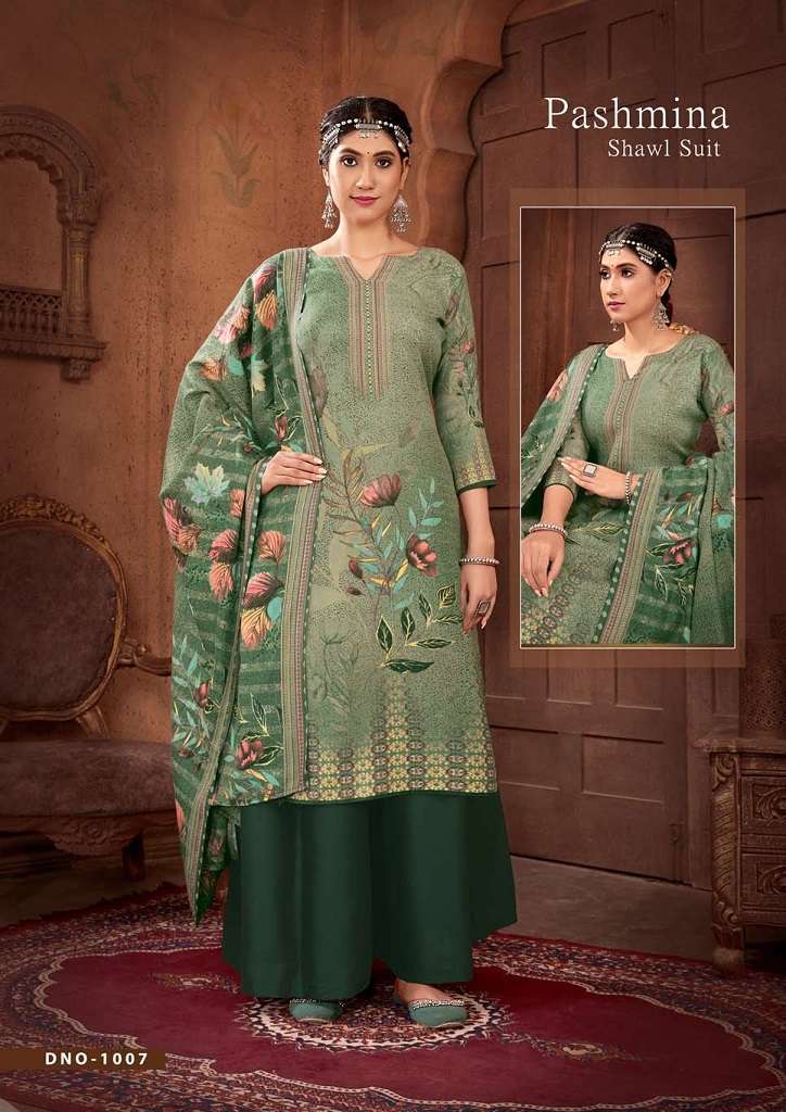 Sat Pashmina Vol-16 – Dress Material - Wholesale Catalog