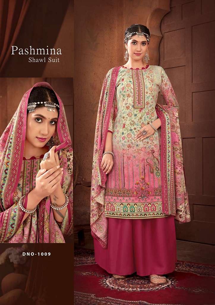 Sat Pashmina Vol-16 – Dress Material - Wholesale Catalog