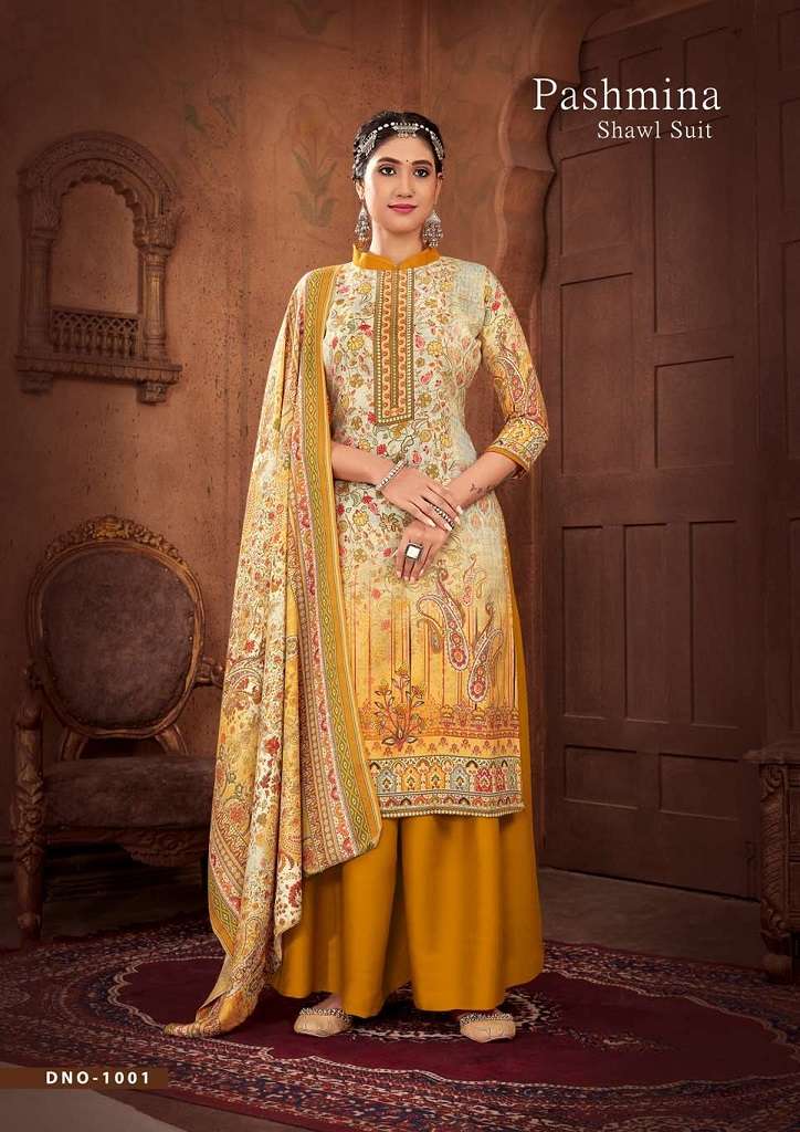 Sat Pashmina Vol-16 – Dress Material - Wholesale Catalog