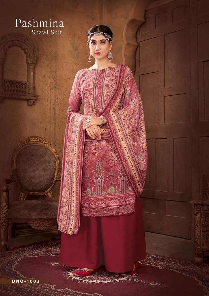 Sat Pashmina Vol-16 – Dress Material - Wholesale Catalog