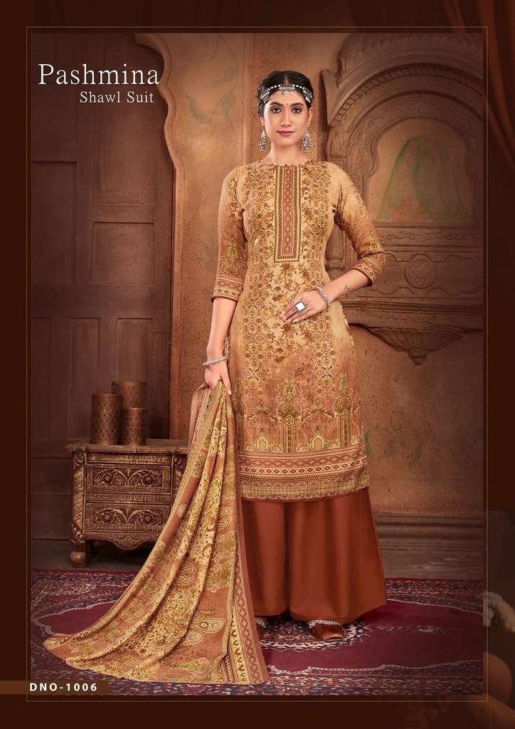 Sat Pashmina Vol-16 – Dress Material - Wholesale Catalog