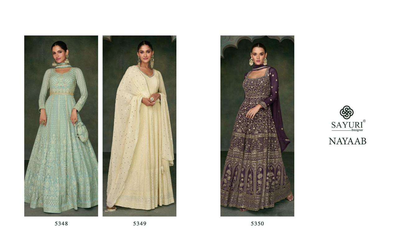 SAYURI DESIGNER NAYAAB Salwar Kameez Wholesale catalog