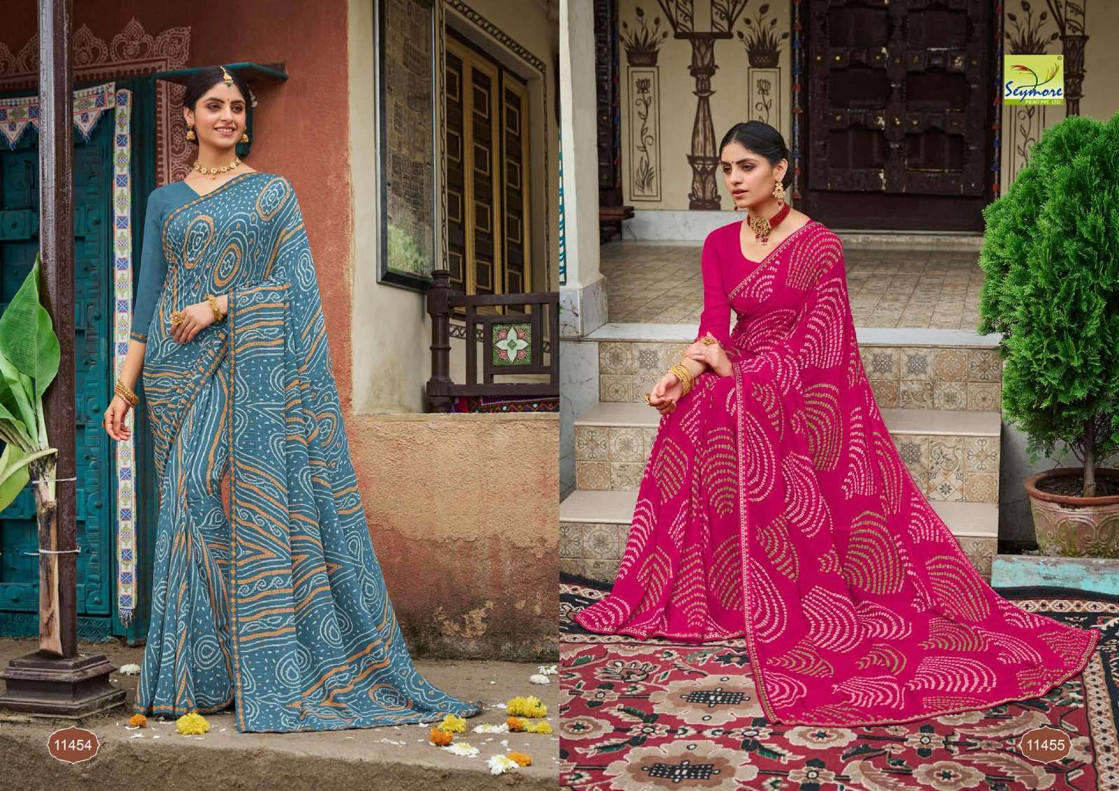 Seymore Saawariya Designer Georgette Saree Wholesale catalog