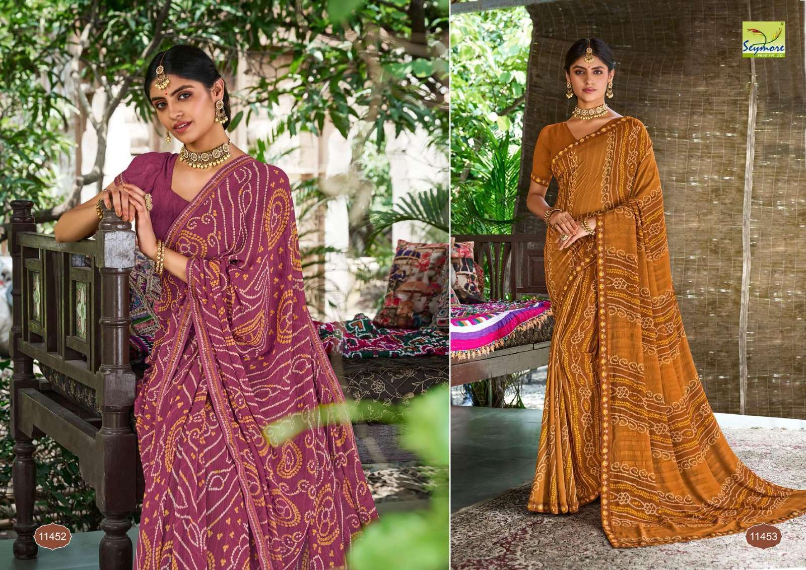 Seymore Saawariya Designer Georgette Saree Wholesale catalog