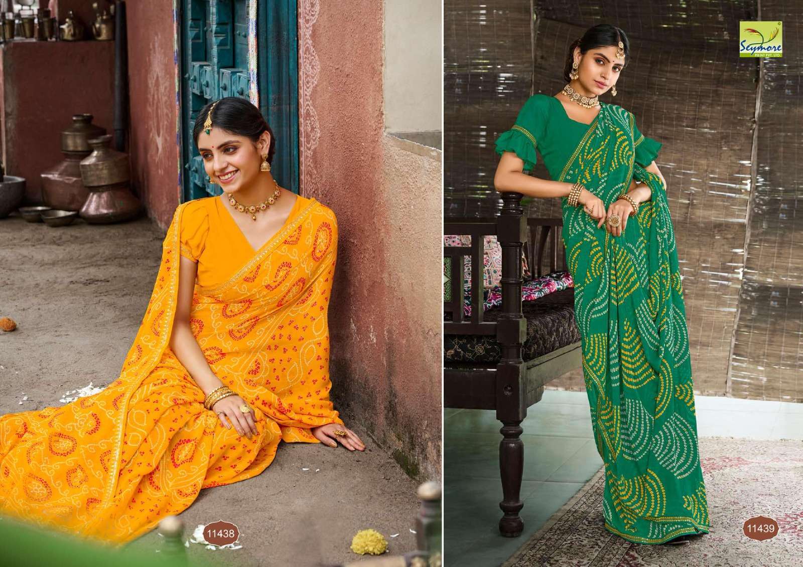 Seymore Saawariya Designer Georgette Saree Wholesale catalog