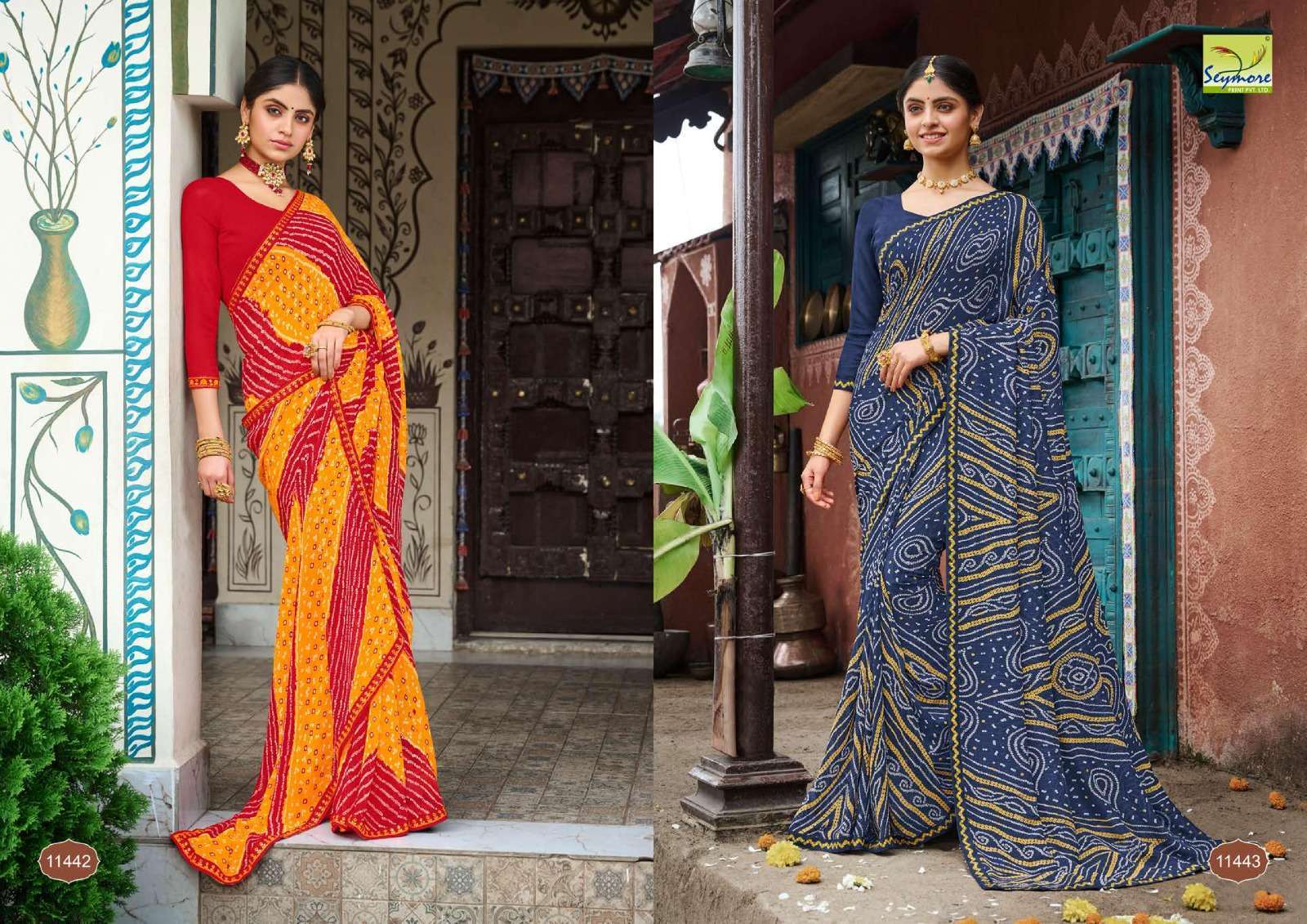 Seymore Saawariya Designer Georgette Saree Wholesale catalog