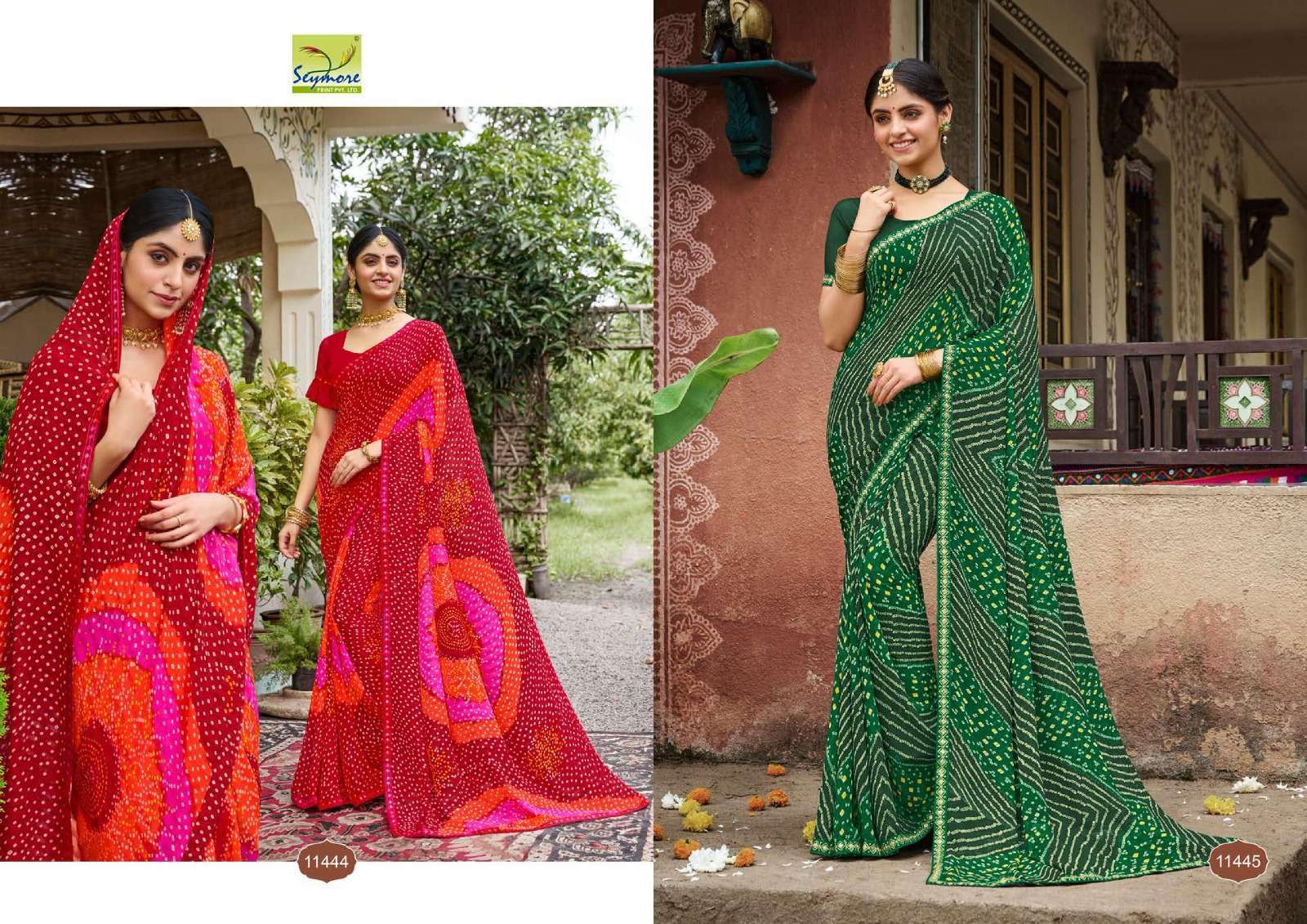 Seymore Saawariya Designer Georgette Saree Wholesale catalog