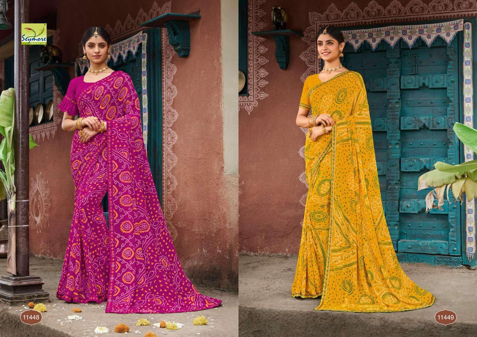 Seymore Saawariya Designer Georgette Saree Wholesale catalog