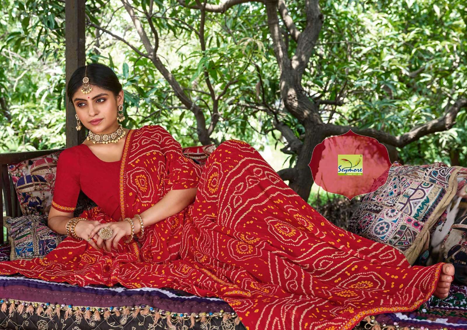 Seymore Saawariya Designer Georgette Saree Wholesale catalog