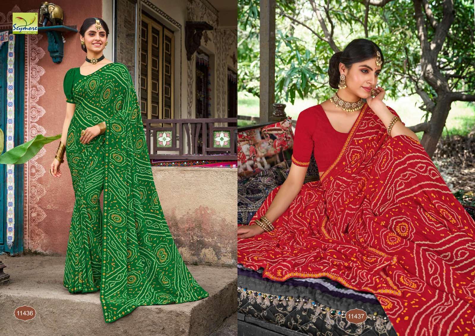 Seymore Saawariya Designer Georgette Saree Wholesale catalog