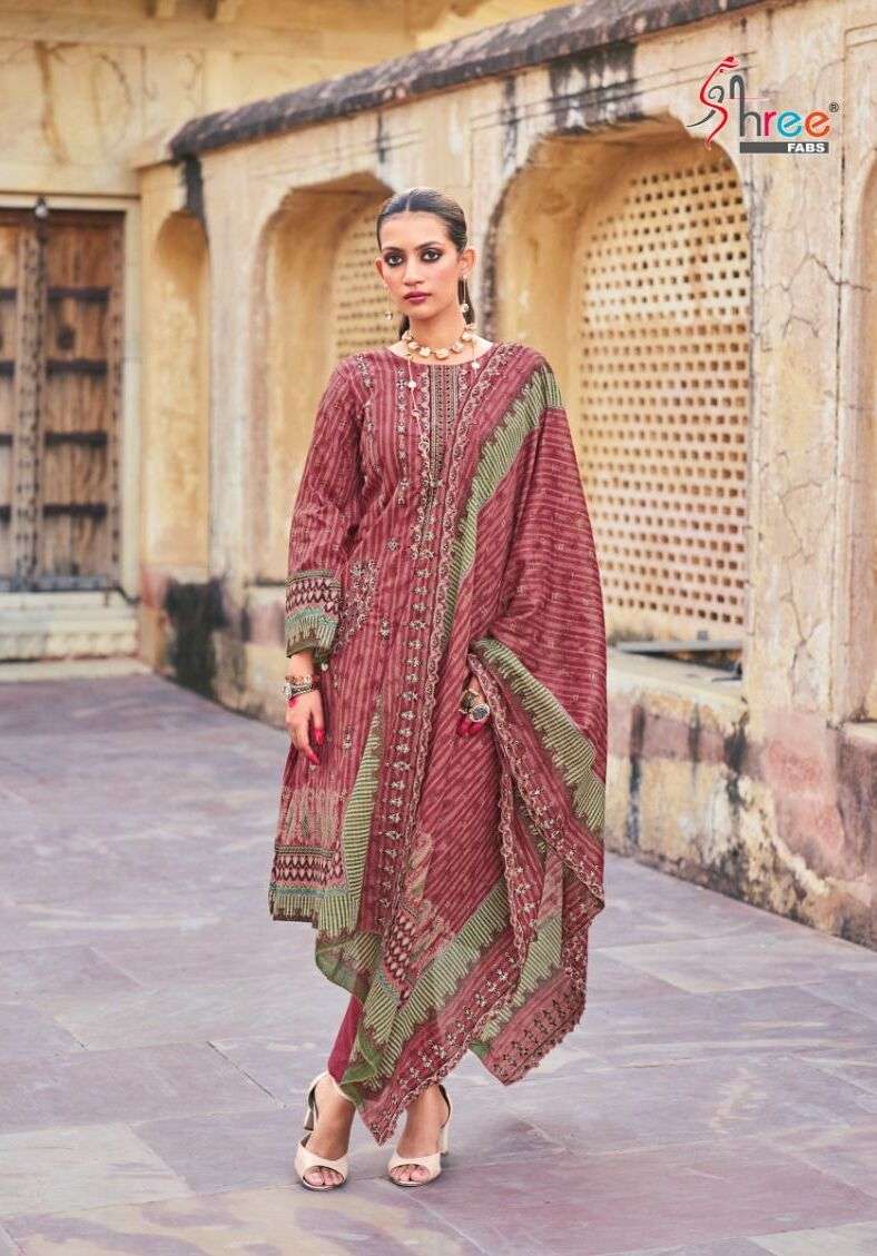 Shree Bin saeed Lawn Collection Vol 8 Salwar Suits Wholesale catalog