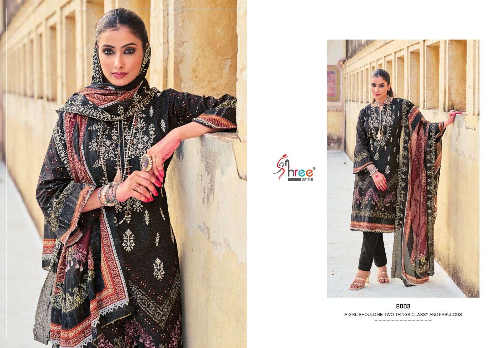Shree Bin saeed Lawn Collection Vol 8 Salwar Suits Wholesale catalog