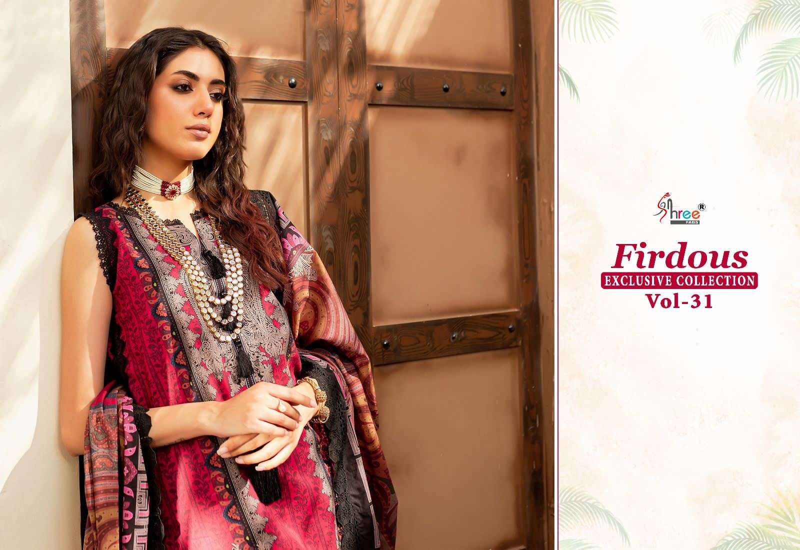 Shree Firdous Vol 31 Cotton Dupatta Pakistani Suits Wholesale catalog