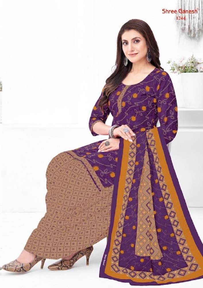 Shree Ganesh Bandhni Patiyala Special Vol-2 -Dress Material -Wholesale Catalog