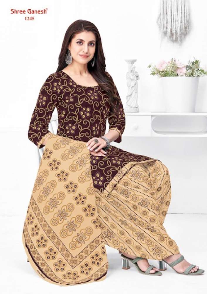Shree Ganesh Bandhni Patiyala Special Vol-2 -Dress Material -Wholesale Catalog