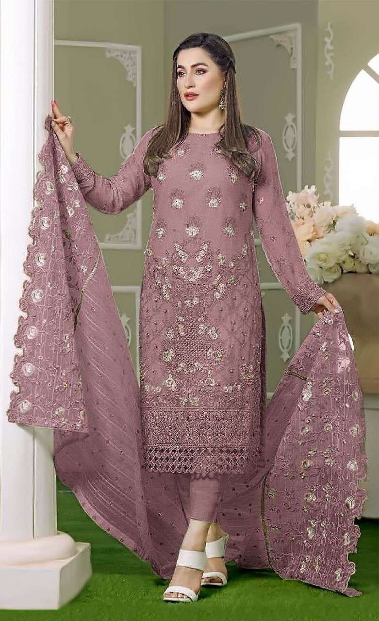 Shree K 1647 Georgette Embroidered Pakistani suits Wholesale catalog