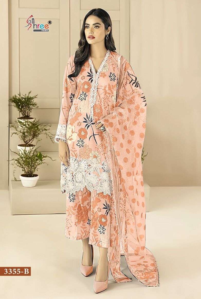 Shree Maria B Vol 2 Cotton Dupatta Pakistani Suits Wholesale catalog