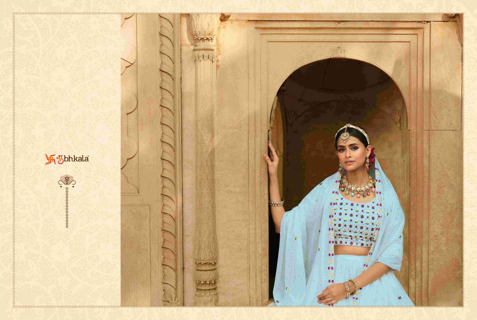 SHUBHKALA 2171 Embroiered Semi Stitched Bridal Lehenga Choli Wholesale catalog