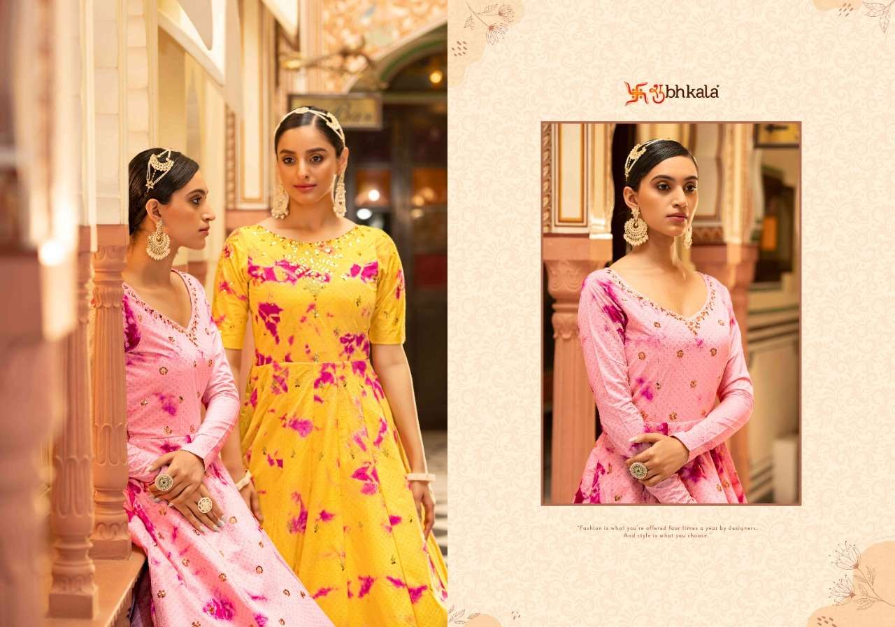 SHUBHKALA  FLORY VOL. 20 Printed Long Anarkali Gown Wholesale catalog