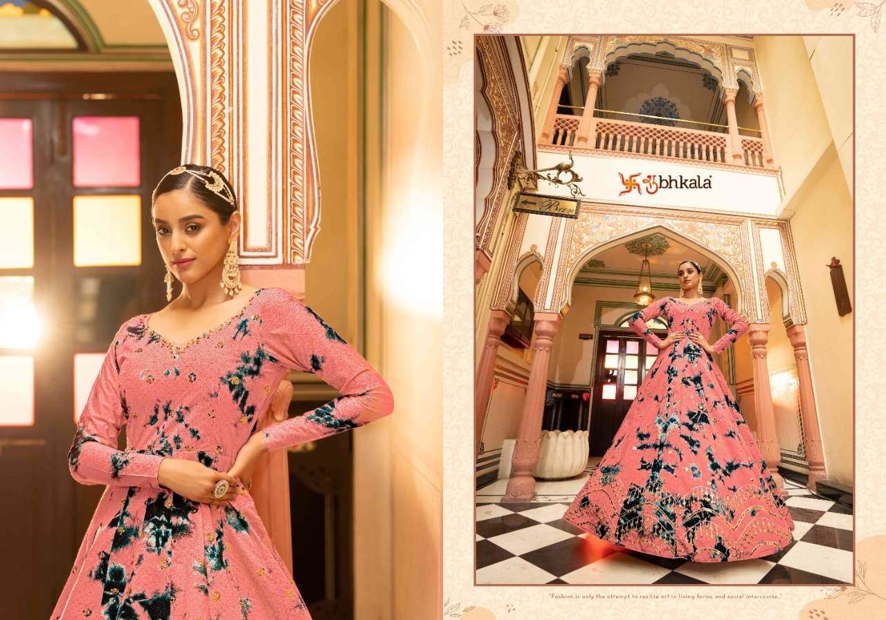 SHUBHKALA  FLORY VOL. 20 Printed Long Anarkali Gown Wholesale catalog