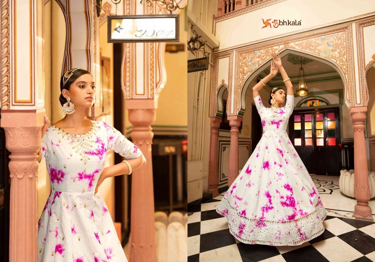 SHUBHKALA  FLORY VOL. 20 Printed Long Anarkali Gown Wholesale catalog