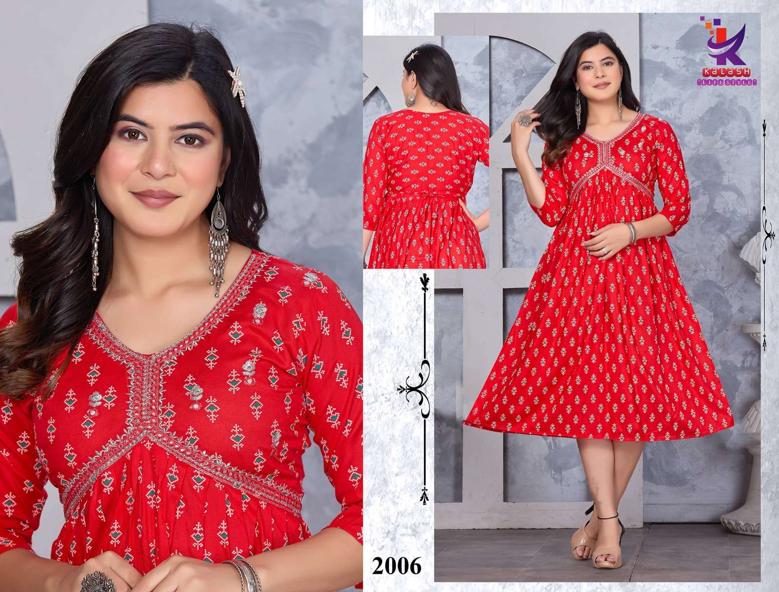 Silver Shines Aaliya cut Kurti Wholesale catalog