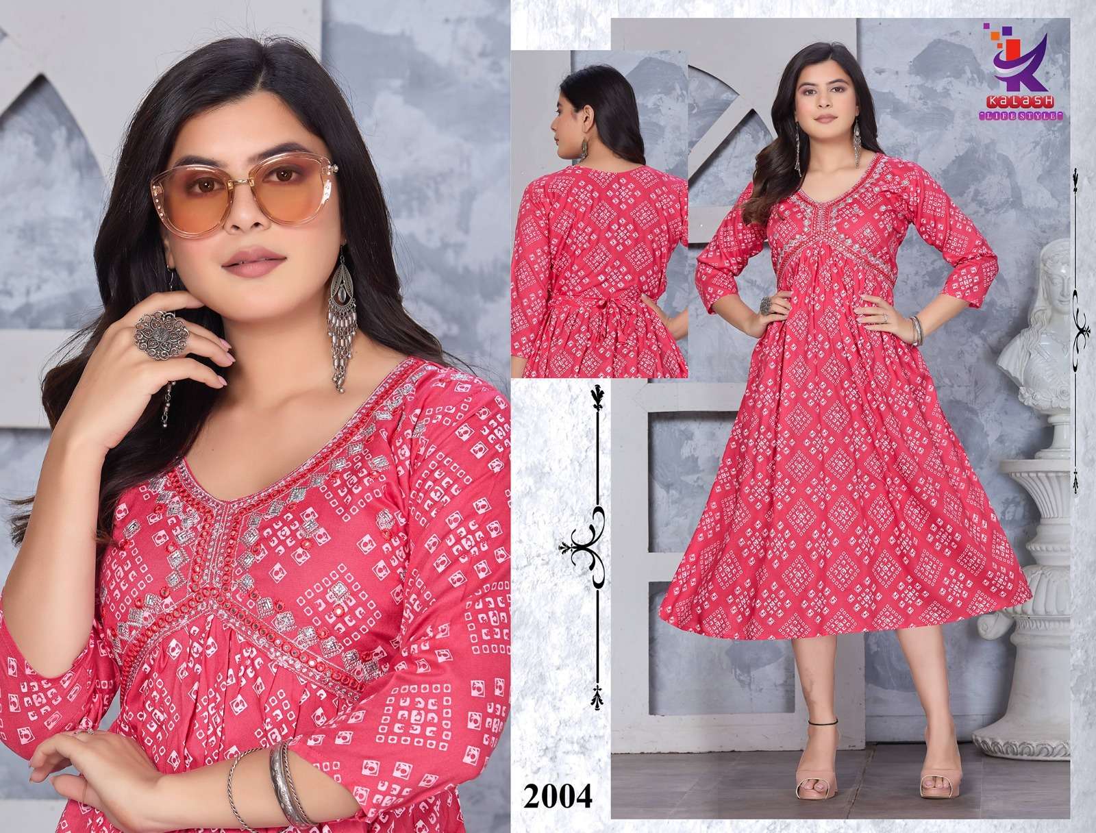 Silver Shines Aaliya cut Kurti Wholesale catalog