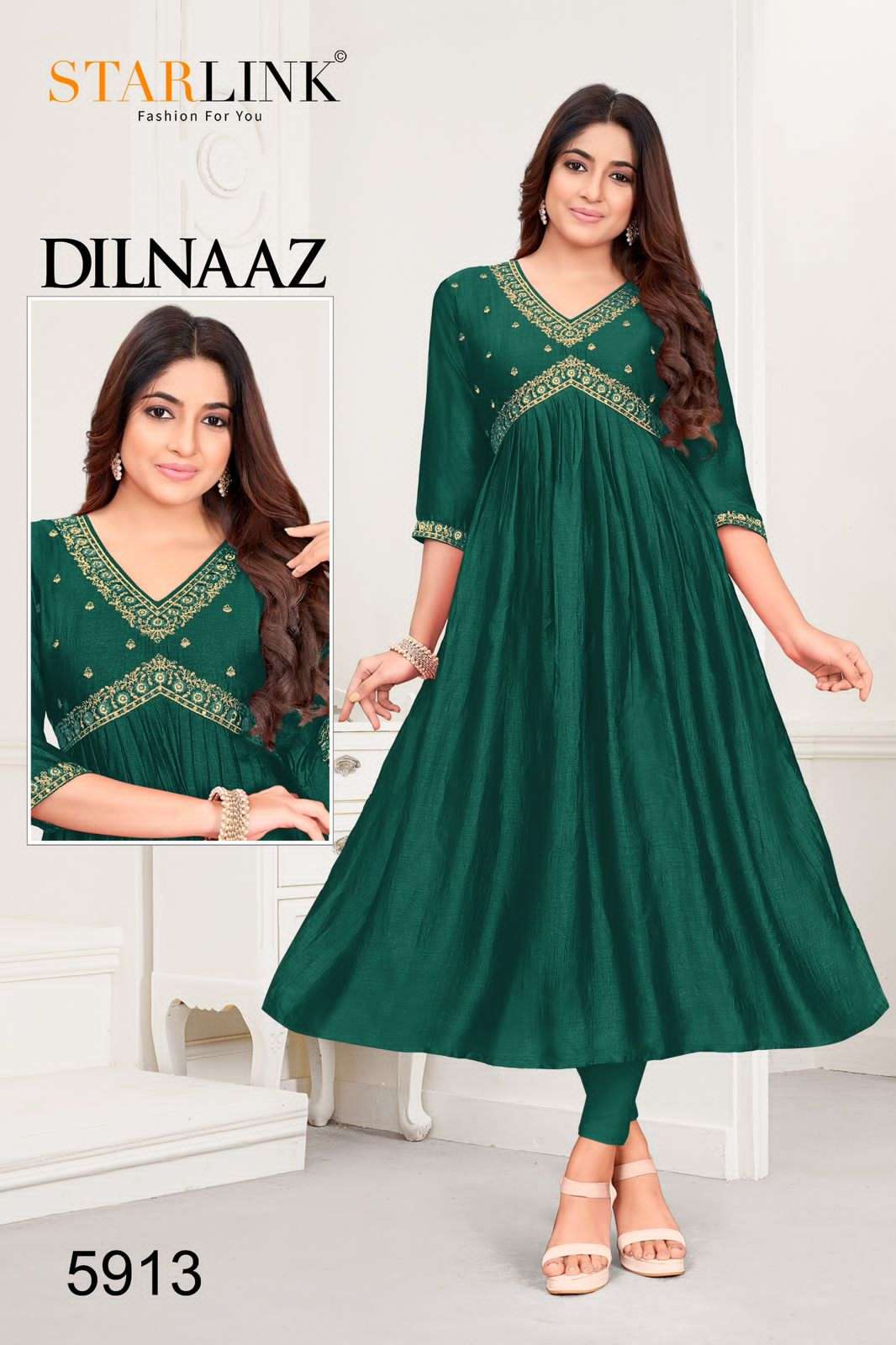 STARLINK vol-1 DILNAAZ Kurti Wholesale catalog