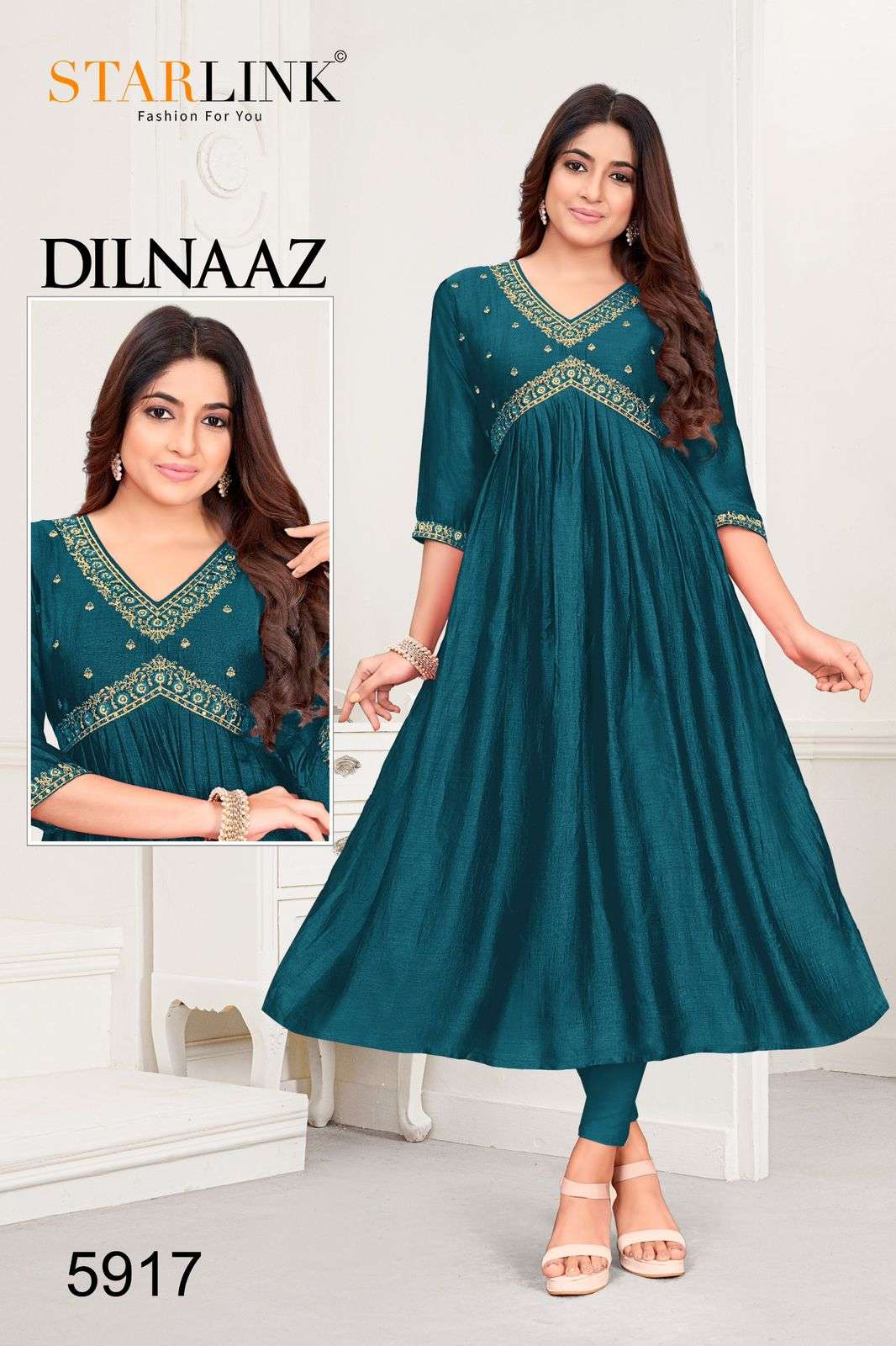 STARLINK vol-2 DILNAAZ Kurti Wholesale catalog
