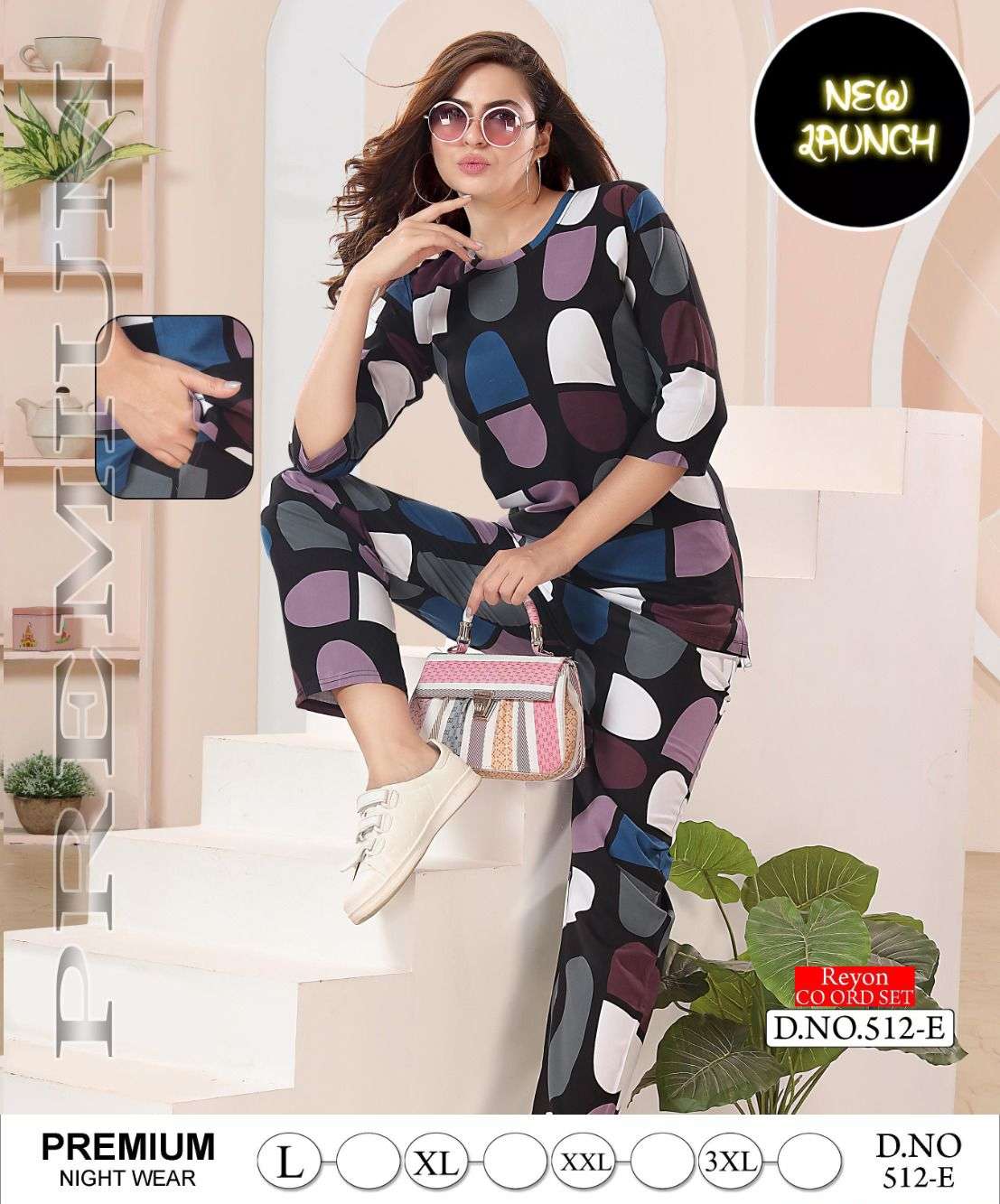 Summer Special Vol 512 Night Wear Co Ord Set Wholesale catalog