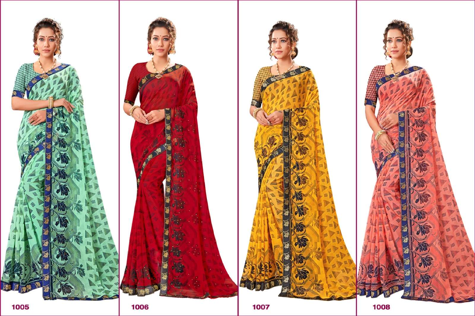 SURMI INDER SILK MILLS Saree Wholesale catalog