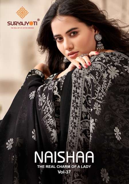 Suryajyoti Naishaa Vol-37 – Dress Material - Wholesale catalog