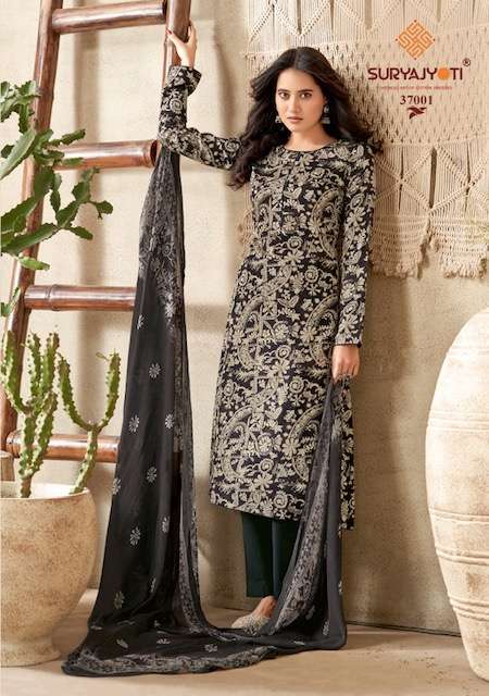 Suryajyoti Naishaa Vol-37 – Dress Material - Wholesale catalog