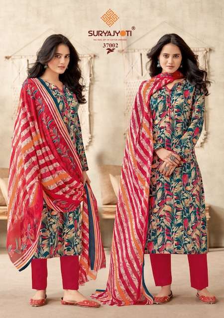 Suryajyoti Naishaa Vol-37 – Dress Material - Wholesale catalog