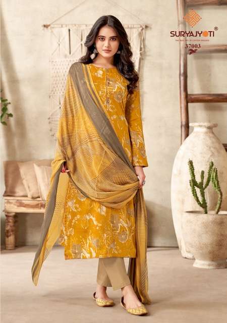 Suryajyoti Naishaa Vol-37 – Dress Material - Wholesale catalog