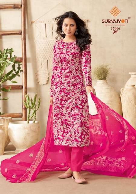 Suryajyoti Naishaa Vol-37 – Dress Material - Wholesale catalog