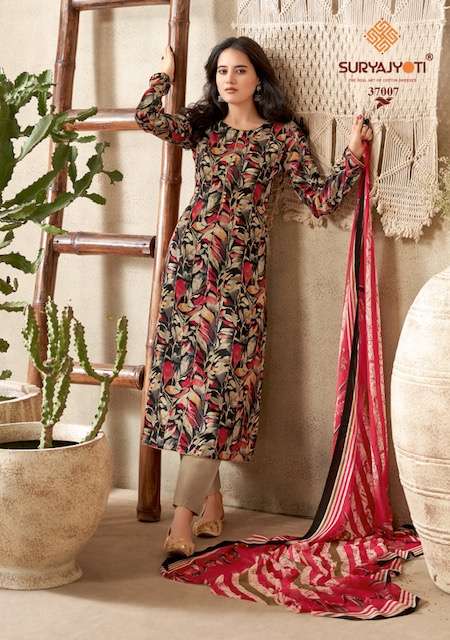 Suryajyoti Naishaa Vol-37 – Dress Material - Wholesale catalog