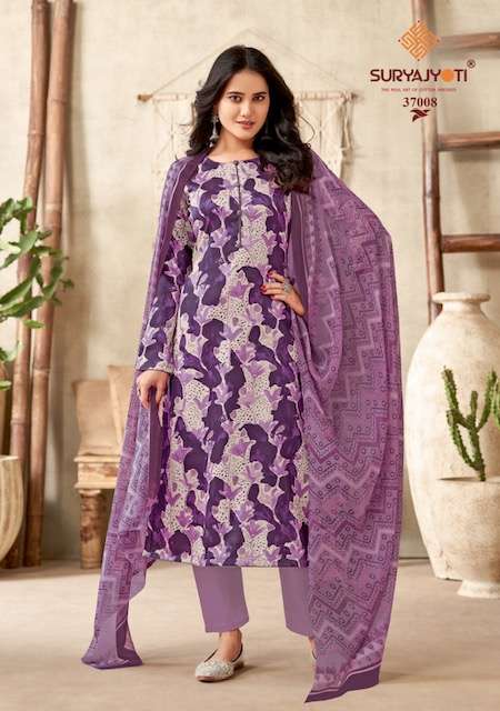 Suryajyoti Naishaa Vol-37 – Dress Material - Wholesale catalog